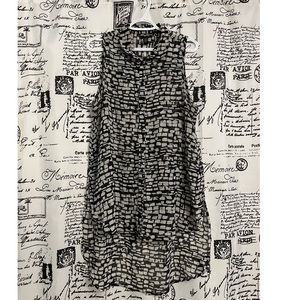 HIGH-LOW BUTTON UP STREETWEAR SOCIETY TOP